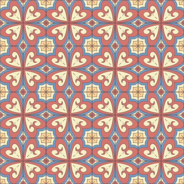 Diseño de patrón de azulejos