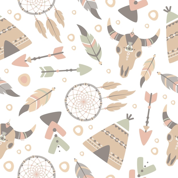Diseño de patrón boho