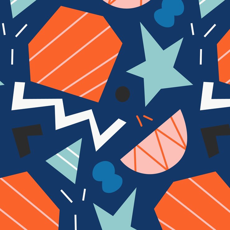Vector gratuito diseño de patrón de collage recortado