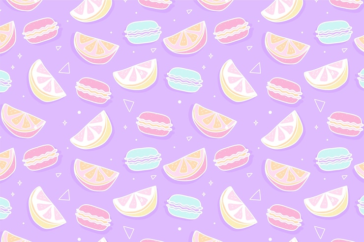 Vector gratuito diseño de patrón de color pastel de caramelo