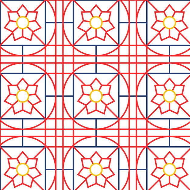 diseño de patrón de estilo coreano