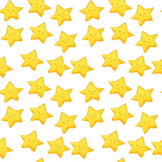 Diseño de patrón de estrellas