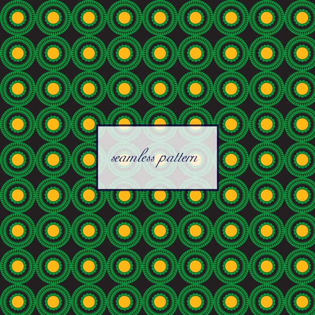 Diseño de patrón floral
