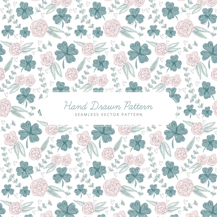 Vector gratuito diseño de patrón floral