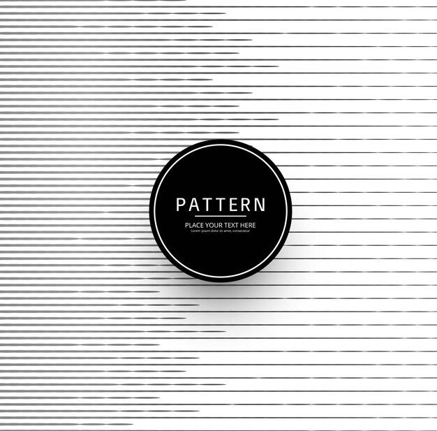 Diseño de patrón de forma de líneas modernas