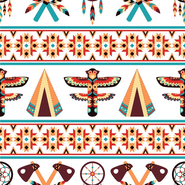 Diseño de patrón de frontera étnica