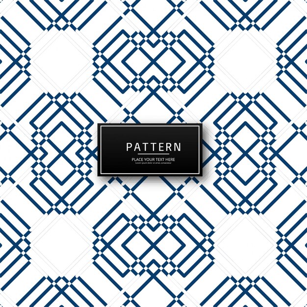 Diseño de patrón geométrico moderno