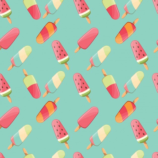 Diseño de patrón de helados