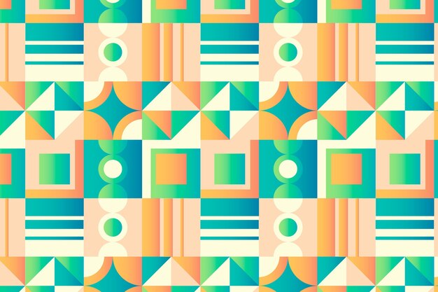 Diseño de patrón de mosaico degradado