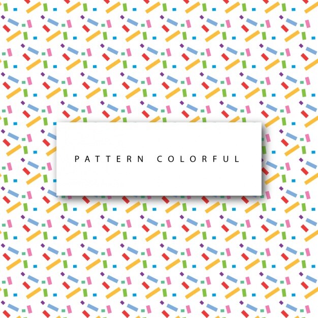 Diseño de patrón multicolor