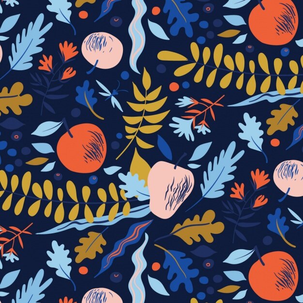 Diseño de patrón de naturaleza.