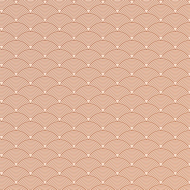 Diseño de patrón de onda japonés abstracto