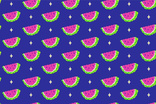 Diseño de patrón de píxeles de diseño plano