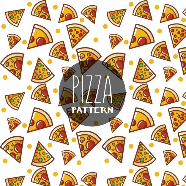 Diseño de patrón de pizza