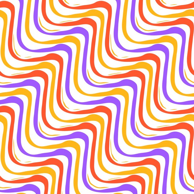 Diseño de patrón de rayas dibujadas a mano