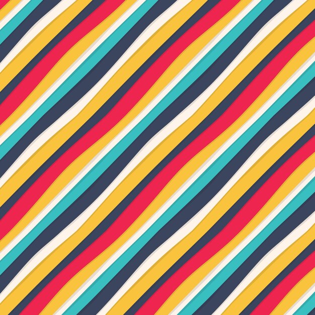 Diseño de patrón de rayas de diseño plano