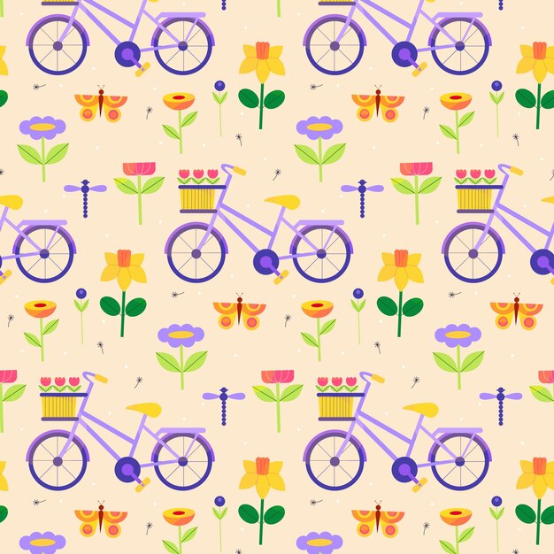 Diseño de patrón de resorte plano