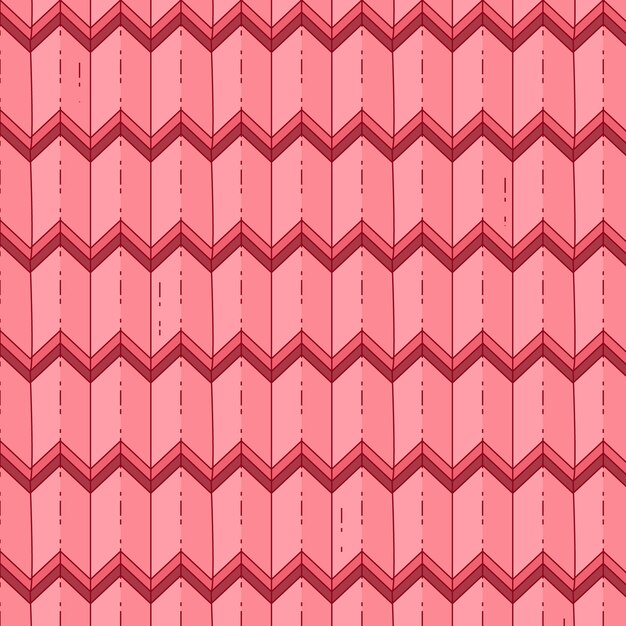 Diseño de patrón de teja dibujado a mano