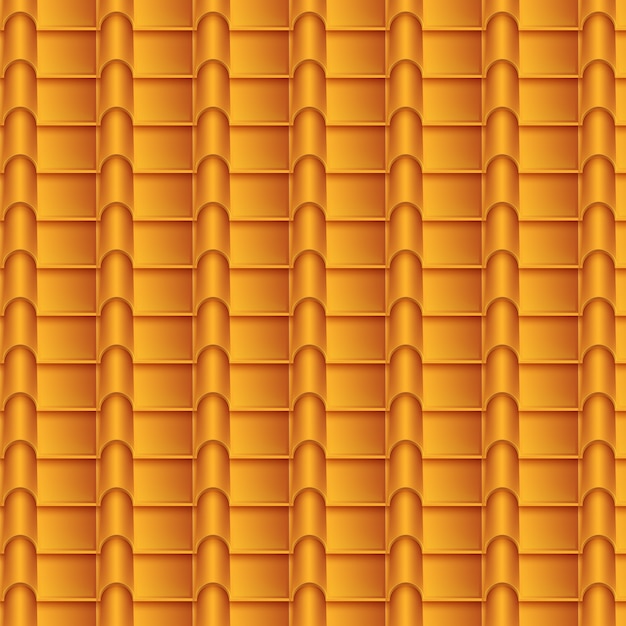 Diseño de patrón de teja de techo degradado