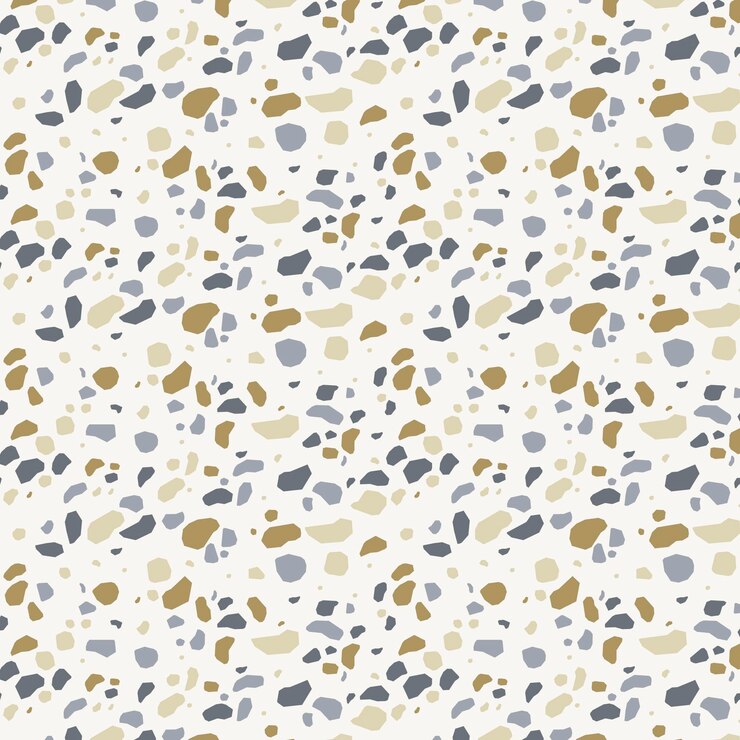 Vector gratuito diseño de patrón de terrazo colorido