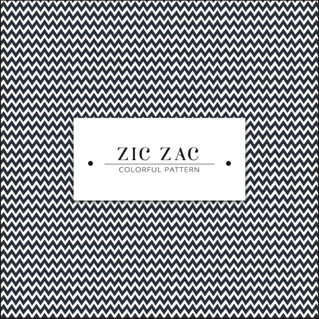 Diseño de patrón en zig zag