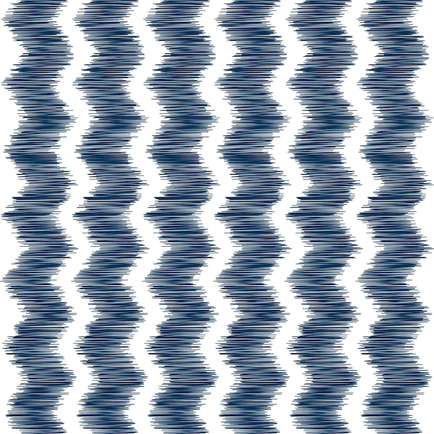 Diseño de patrón de zigzag estilo IKAT