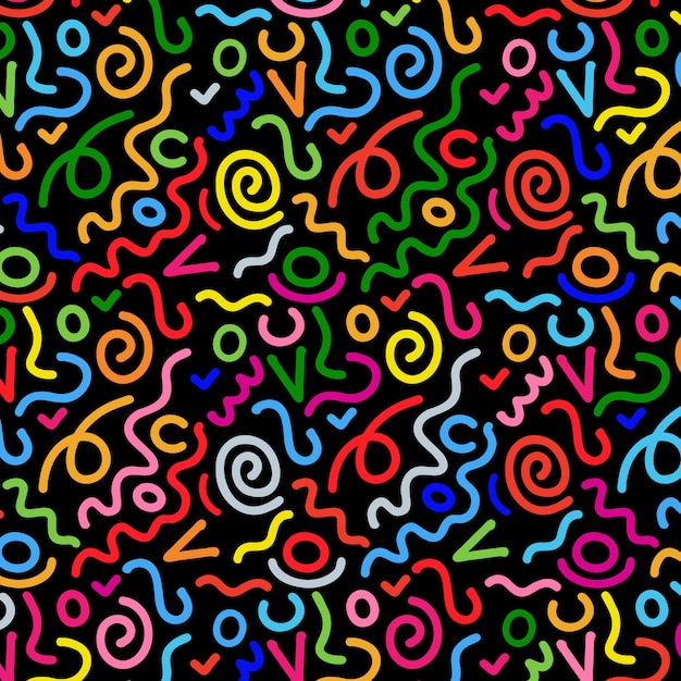 Diseño de patrones abstractos de colores del arco iris