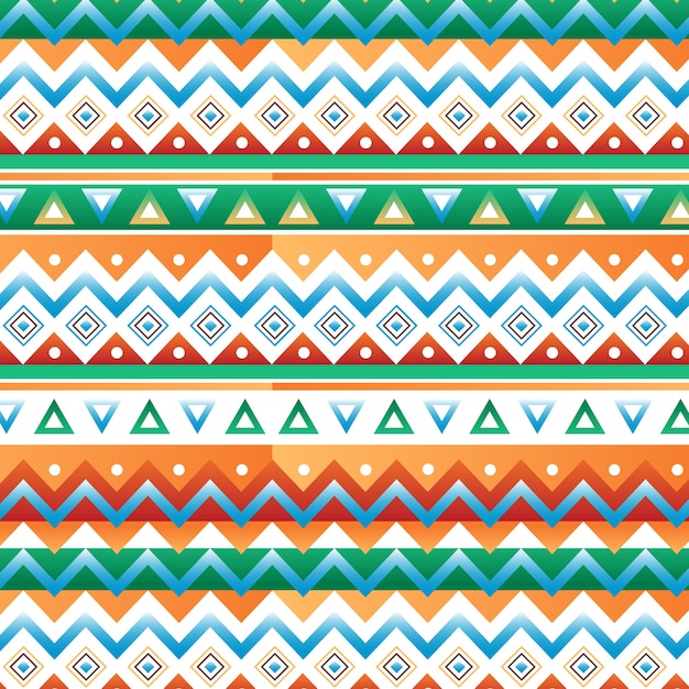 Diseño de patrones africanos en gradiente