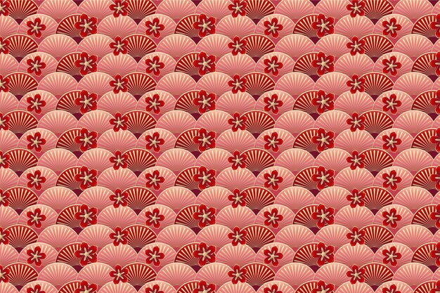 Diseño de patrones chinos en gradiente