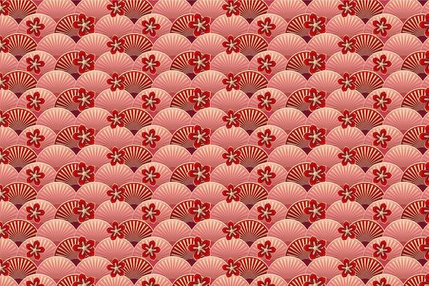 Diseño de patrones chinos en gradiente