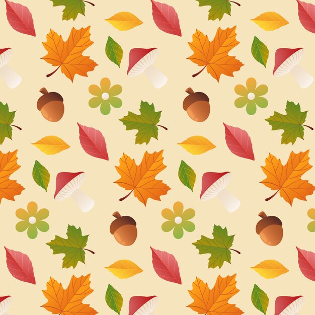 Diseño de patrones de gradiente para la temporada de otoño
