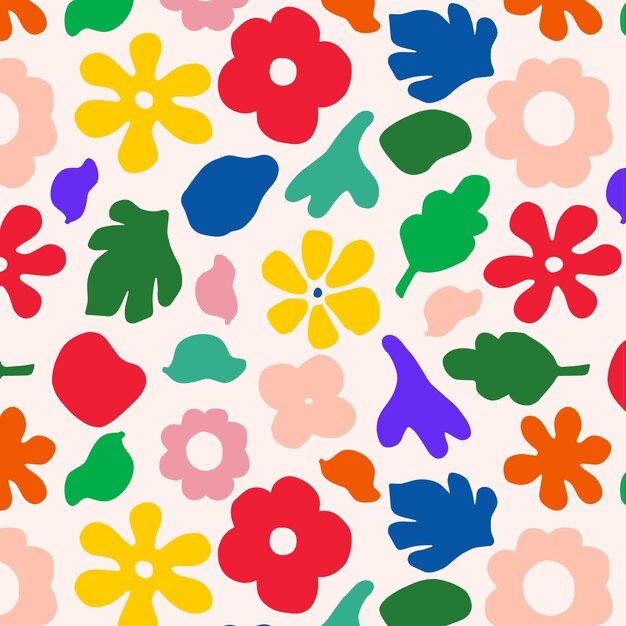 Diseño de patrones de matice coloridos dibujados a mano
