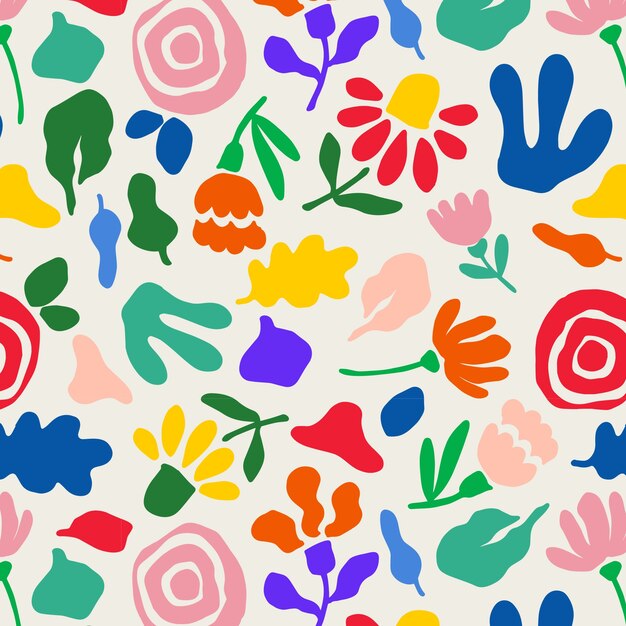 Diseño de patrones de matice coloridos dibujados a mano