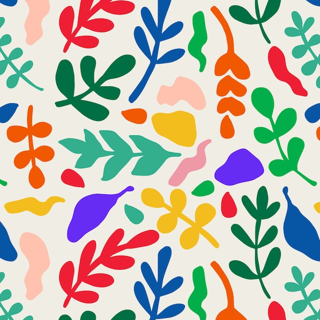 Diseño de patrones de matice coloridos dibujados a mano