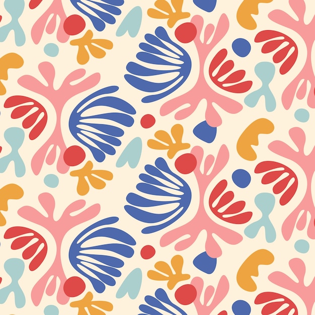 Diseño de patrones de matice coloridos dibujados a mano