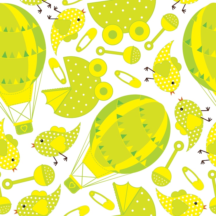 Vector gratuito diseño de patrones para niños