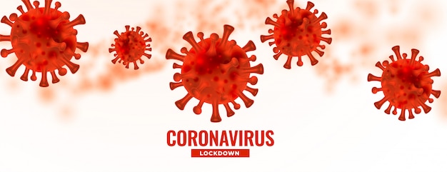 Diseño peligroso del fondo de la propagación del brote del coronavirus covid19