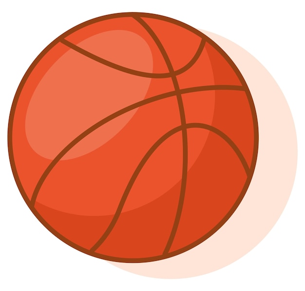 Vector gratuito diseño de pelota de baloncesto