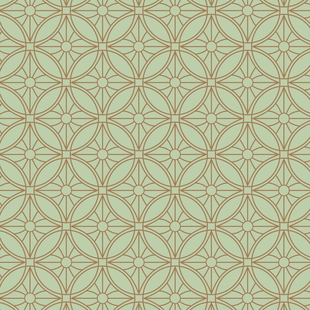 Diseño plano art deco de patrones sin fisuras