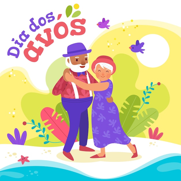 Diseño plano dia dos avos concept