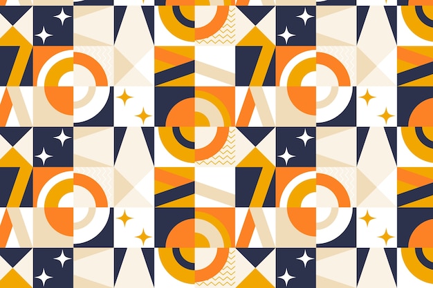Diseño plano diseño de patrón de bloqueo de color