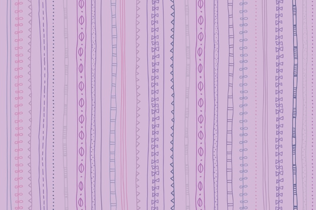 Diseño plano diseño de patrón de rayas púrpura