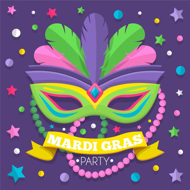 Diseño plano evento de carnaval diseño