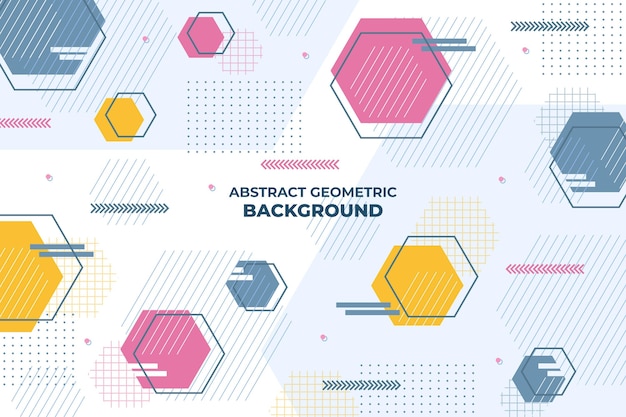 Diseño plano de fondo abstracto
