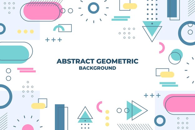 Diseño plano de fondo abstracto