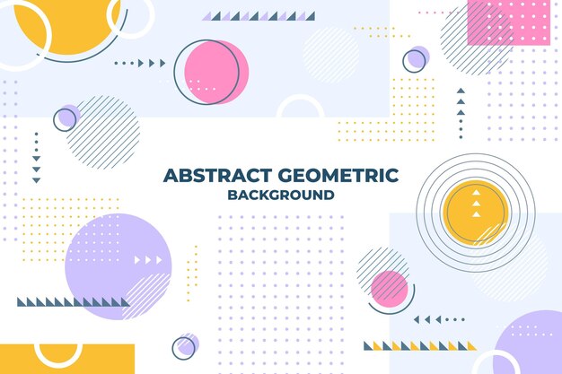 Diseño plano de fondo abstracto