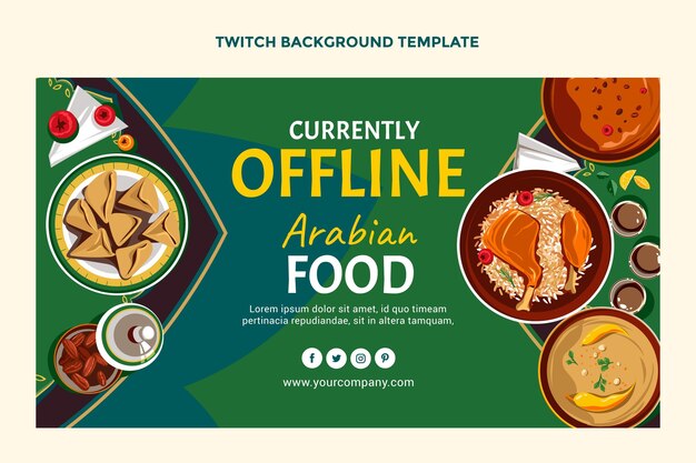 Diseño plano de fondo de contracción de alimentos