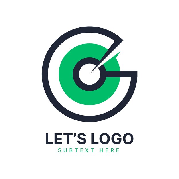 Diseño plano ir plantilla de logotipo