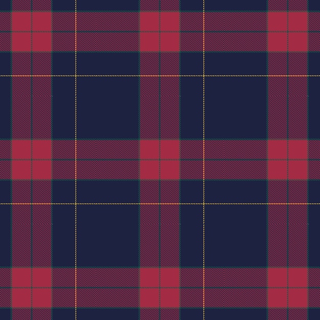 Diseño plano de patrón de cuadros navideños