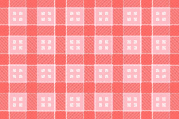 Diseño plano de patrón de cuadros navideños